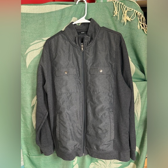 Alfani Black Lightweight Shirt Jacket Minimalist Design - Picture 1 of 1